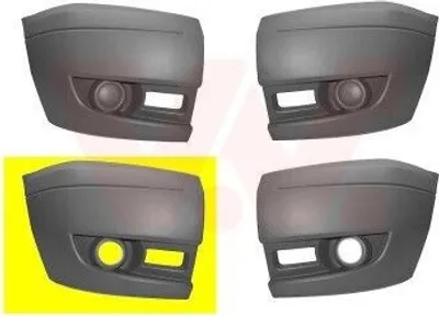 Immagine prodotto di VAN WEZEL Paraurti anteriore destro per FORD Transit Mk6 Furgone (V347, V348, FA) Grigio 1985566
