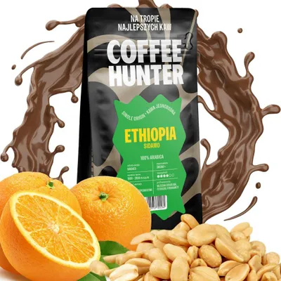 Produktbild von Ethiopia Sidamo 1000g Kaffeebohnen