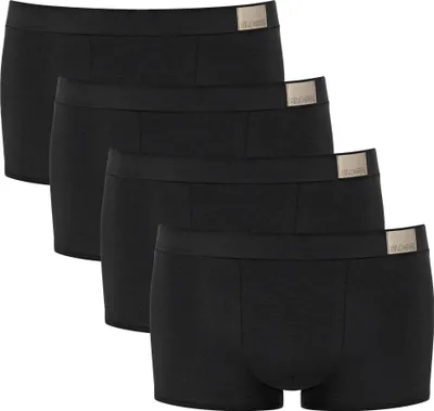 Produktbild von Sloggi Herren Hipster, 4er Pack - GO Natural Hipster C4P, Boxershorts, Baumwolle Stretch Schwarz M