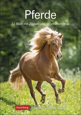 Produktbild von Pferde Wochenplaner 2023