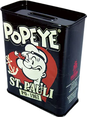 Produktbild von Popeye Spardose - St. Pauli (Metall) (11 cm)