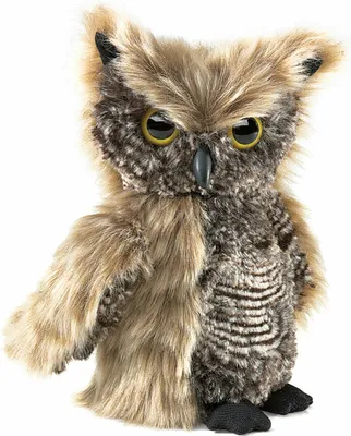 Produktbild von Folkmanis Handpuppe Vogel, Kreisch-Eule 2961