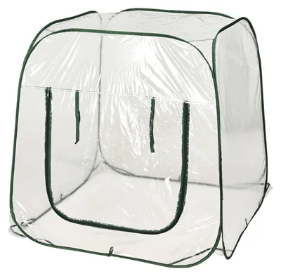 Image de Omgoods - Serre temporaire en acier robuste, dimensions : 100 x 100 x 100 cm