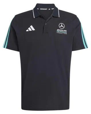 Zdjęcie produktu dla Koszulka polo męska adidas Mercedes-AMG Petronas Formula 1 Team DNA, kolor: czarny/jasnozielony