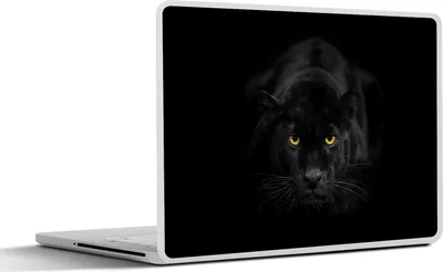 Produktbild von MuchoWow® Laptop Aufkleber Sticker Cover Panther - Tiere - Schwarz - Augen 40x30 cm - Laptop Dekoration - Selbstklebend
