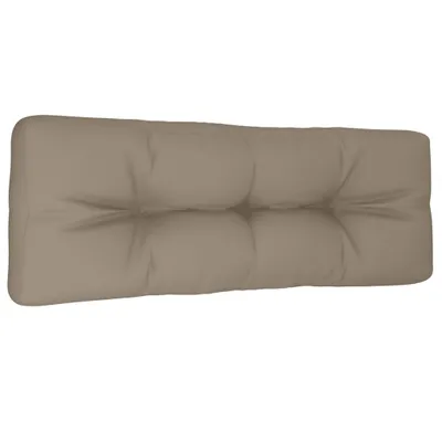 Immagine prodotto di vidaXL Cuscino Pallet taupe 120x40x12 cm tessuto