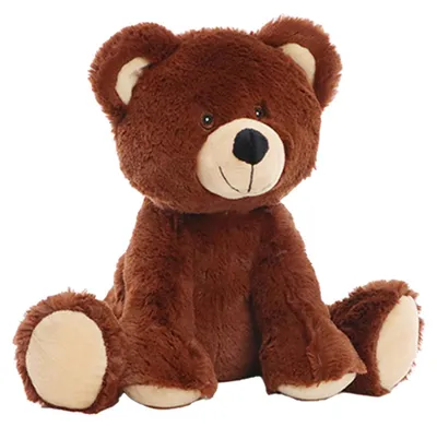 Immagine prodotto di Mbw - "MiniFeet RecycelBear" ricamato rPET (polietilene tereftalato riciclato) Orsacchiotto LT5433 (S) (marrone)
