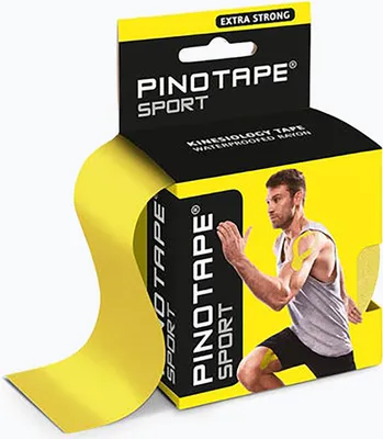 Produktbild von Pinotape Sport Kinesiologie Tape Gelb 5 cm x 5 m