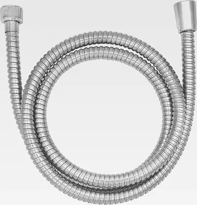 Produktbild von Duschschlauch Edelstahl 200cm langer reinigungsfreundlicher Brauseschlauch Chromoptik ein halber Zoll Standardanschluss Metall flexibel Edelstahl