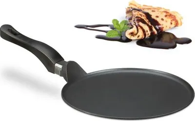 Produktbild von Crêpesform Aluguss schwarz 25 cm
