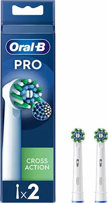 Produktbild von Oral-B Pro Cross Action Zahnbü rstenkö pfe 2 Stü ck