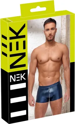 Image de NEK - Boxer Hommes Bleu Mat avec Zip S