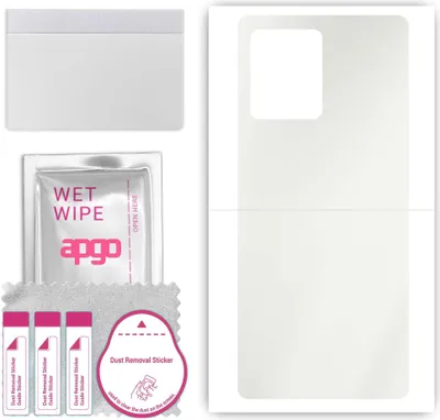 Produktbild von apgo Rückseite Schutzfolie, Matt, kompatibel mit Xiaomi Redmi Note 12 Yibo, Hinten Hydrogel-Displayschutzfolie mit Positionierhilfe, kratzfest, einfache Montage