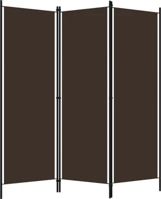 A three-panel room divider is shown against a white background.