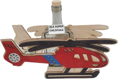 Zdjęcie produktu dla karafka HELIKOPTER + 6 kieliszków  Dla Super Chłopaka