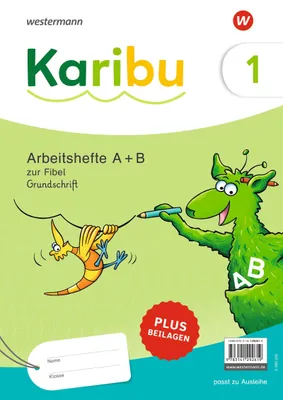 Produktbild von Karibu. Paket Arbeitshefte 1 (Teil A und B) Grundschrift zur Fibel Ausleihe