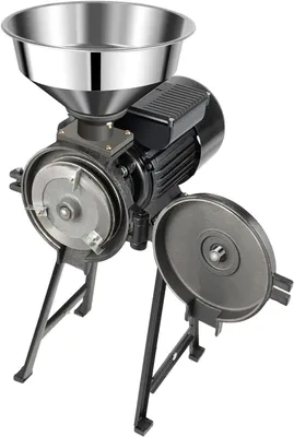 Produktbild von Getreidemühle, verstellbares Mahlen, langlebiges Gusseisen, schwarz