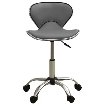 Immagine prodotto di vidaXL Sgabello per parrucchieri in Pelle finta grigio