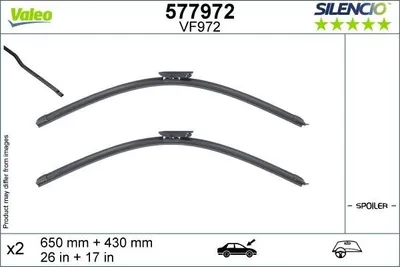 Immagine prodotto di Spazzola tergicristallo VALEO 577972