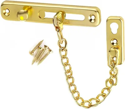 Obrázok produktu pre Zámok na dvere Lock, nerezová oceľ, proti krádeži, tlakový zámok, pre hotel, domov, obývacia izba, 1, zlatý