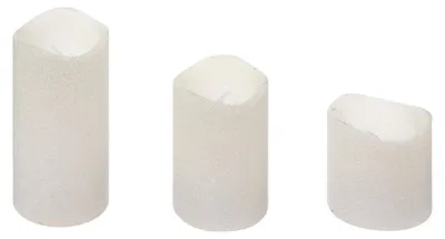 Immagine prodotto di Candele LED di varie dimensioni, set di 3 pezzi