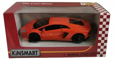 Produktbild von Kinsmart Metallmodell Lamborghini Aventador 1:38 Orange