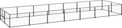 Produktbild von Hundezwinger Schwarz 14 m² Stahl