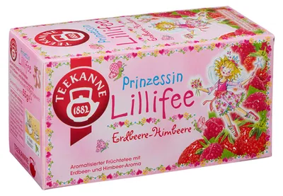 Zdjęcie produktu dla Czajniczek Princess Lillifee Truskawka Malina Herbata owocowa 55g