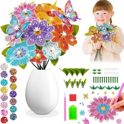 Productafbeelding van Diamantverfset Vlinder voor Kinderen & Volwassenen, Tafeldecoratie, Tuindecoratie