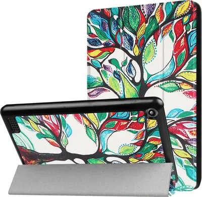 Obrázek produktu pro Smartcover pro Amazon New Fire 7 2017 Ultra tenký kryt s pevným pouzdrem a funkcí Wake & Sleep + dotykové pero