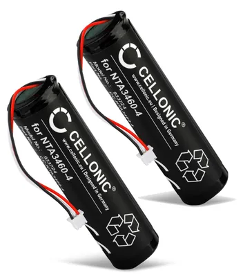Image de CELLONIC 2x Batterie pour Babyphone Compatible avec Philips Avent SCD630, Avent SCD620, Avent SCD630/26, NTA3459-4 - (2600mAh, 3.7V)