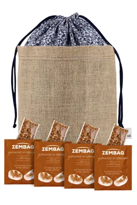 Zdjęcie produktu dla Niebieski kwiatowy Zembag na 10 kg ziemniaków