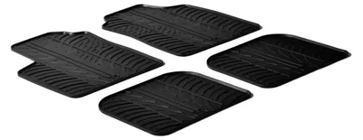 Produktbild von LAMPA Fußmatten Set Gummi für FIAT PANDA (169) Vorne+Hinten