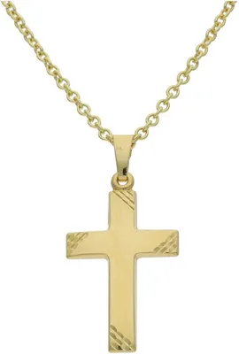 Produktbild von JuwelmaLux Anhänger 585/000 (14 Karat) Gold Kreuz JL14-02-0040