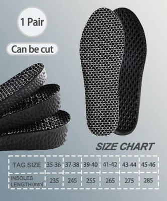 Produktbild von Einlegesohlen mit 1,5 cm Erhöhung, atmungsaktiv, Massagepunkte, Fußbogenstütze, für Sneakers