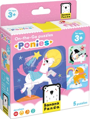 Immagine prodotto di Banana Panda On-the-Go Puzzle Ponys 3+