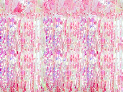 Zdjęcie produktu dla Kurtyna Party Opalizujący Różowy 100X200Cm