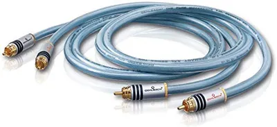Obrázek produktu pro Kvalitní stereo audio kabel RCA, 2 x 75 cm, s jádrem z mědi HPOCC