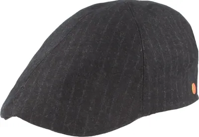 Mayser Duck Cap Paddy mit Nadelstreifen Muster in blau