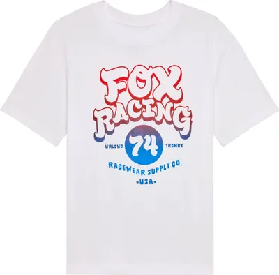 Produktbild von FOX Racewear Damen T-Shirt, weiß/blau/rot, S