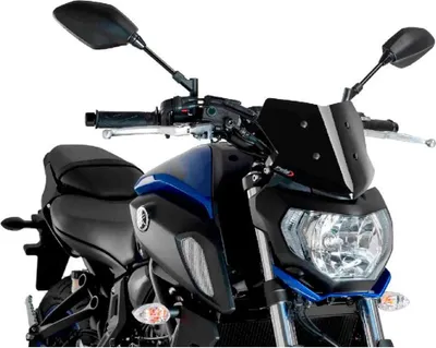 Produktbild von PUIG 9666N New Generation Sport passend fuer YAMAHA MT-07 Schwarz