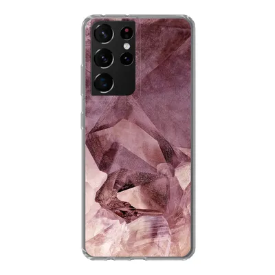Produktbild von MuchoWow® Handyhülle Schutzhülle Hülle für Samsung Galaxy S21 Ultra Kristalle - Natursteine - Edelsteine und Mineralien Silikon Softcase Handy Hülle - Mobiltelefon