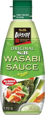 Produktbild von S&B Meerrettichsauce mit Wasabi Japonica 170g | Wasabi Sauce | Salatdressing