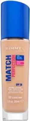 Immagine prodotto di Rimmel London Match Perfection Fondotinta Spf20 101 Classico Avorio 30ml