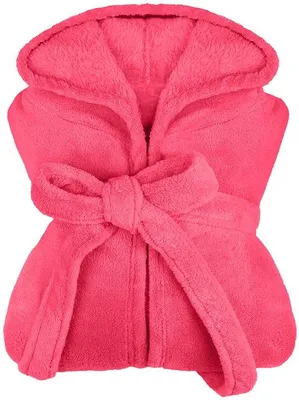 Imagen del producto de Bata uni Ibenzoa® de microfibra polar suave como terciopelo, con capucha, de largo hasta la pantorrilla, disponible en 14 colores, 5 tallas, 280 g/m², con 2 bolsillos