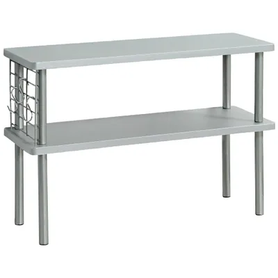 Image de KESPER Etagère de cuisine à deux niveaux, grise KESPER 27835