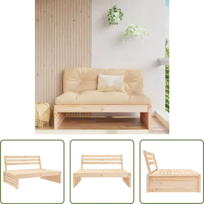 Zdjęcie produktu dla Sofa ogrodowa Living Store 120x80 cm z litego drewna sosnowego