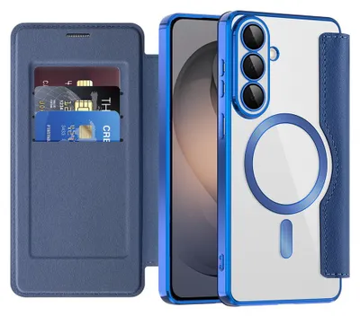Obrázok produktu pre Techsuit – SmartMag Book Case knižkové ochranné puzdro pre Samsung Galaxy S26 – modré