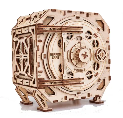 Produktbild von Wood Trick - Holz Modellbau Safe Tresor 259 Teile