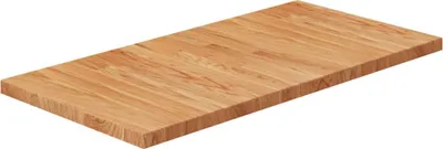 Zdjęcie produktu dla Blat do łazienki, jasnobrązowy, 80x40x2,5 cm, lite drewno